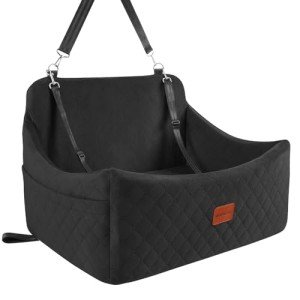 Wooaidagg Memory Foam Dog Car Seat for Large Dogs