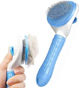 Self-Cleaning Slicker Brush for Dogs and Cats