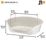 Extra Large Recycled Plastic Dog Bed - Black