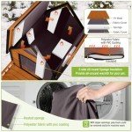 Insulated Outdoor Dog House for Small to Medium Dogs