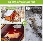 Insulated Outdoor Dog House for Small to Medium Dogs