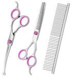 3-Piece Stainless Steel Grooming Scissors Set for Pets