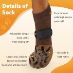 Anti-Slip Dog Socks for Paw Protection - L