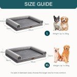 Large Orthopedic Dog Bed with Washable Cover