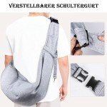 Adjustable Dog Sling Carrier for Small Pets