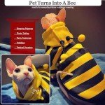 Funny Bumblebee Hoodie for Dogs and Cats