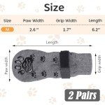 Dog Socks with Adjustable Straps for Paws