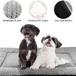 Onarway Large Washable Dog Bed Mat - Grey