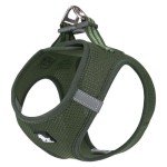 Soft Air Mesh Adjustable Dog Harness - Moss Green