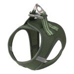 Soft Air Mesh Adjustable Dog Harness - Moss Green