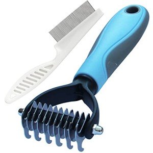 Double-Sided Dog Cat Shedding and Dematting Comb