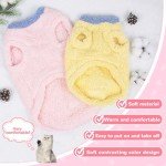 Cozy Pink Plush Sweater for Small Dogs