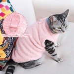 Cozy Pink Plush Sweater for Small Dogs