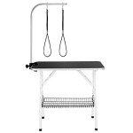 Foldable Dog Grooming Table with Adjustable Arm