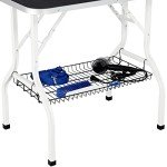 Foldable Dog Grooming Table with Adjustable Arm