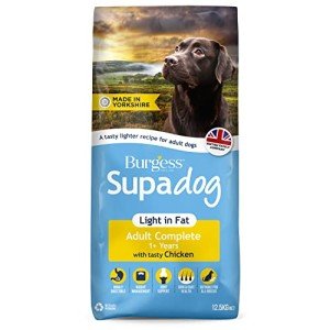 Burgess Supadog Light Fat Dry Dog Food 12.5kg