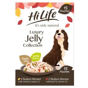 HILIFE Natural Wet Dog Food - Luxury Jelly Treats