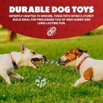 10 Pack Indestructible Dog Toys - Rope & Balls