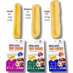 Natural Himalayan Yaky Chews for Dogs - 4 Pack