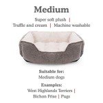 Rosewood Medium Luxury Truffle Dog Bed