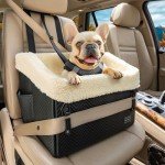 Petsfit Waterproof Dog Booster Car Seat (Black)
