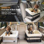 Petsfit Waterproof Dog Booster Car Seat (Black)