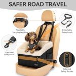 Petsfit Waterproof Dog Booster Car Seat (Black)