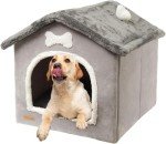 Cozy Foldable Dog House with Removable Cushion