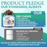 Hip & Joint Treats for Dogs - 200 Chews