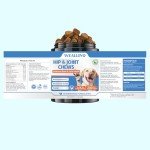 Hip & Joint Treats for Dogs - 200 Chews