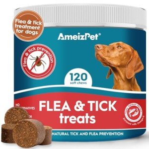 AmeizPet Flea and Tick Prevention Chewable Tablets