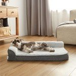 Orthopedic L-Shape Dog Bed with Washable Cover