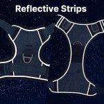 Belababy Adjustable Anti-Pull Dog Harness - Dark Blue