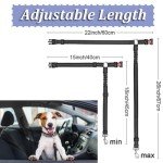 Adjustable Dog Seat Belt for Car Safety