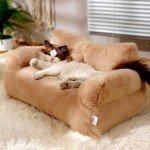 Calming Fluffy Pet Sofa Bed for Dogs & Cats
