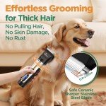 Gimars 3-in-1 Cordless Dog Grooming Clippers Kit