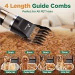 Gimars 3-in-1 Cordless Dog Grooming Clippers Kit