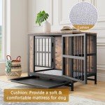 Heavy Duty Wooden Dog Crate End Table