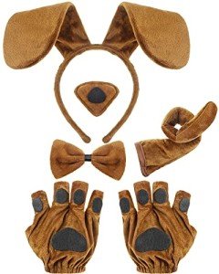 Cindeer 5-Piece Dog Costume Set for Halloween