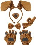 Cindeer 5-Piece Dog Costume Set for Halloween