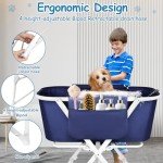 Portable Raised Dog Bathtub with Shower Stand