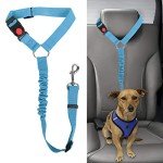 Adjustable Dog Car Seat Belt with Bungee Buffer
