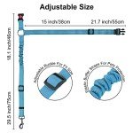 Adjustable Dog Car Seat Belt with Bungee Buffer