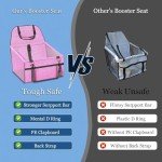 Portable Foldable Dog Car Seat - Pink