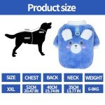 Cozy Fleece Jumper for Small Dogs (Blue)