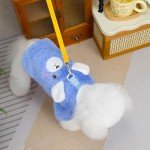 Cozy Fleece Jumper for Small Dogs (Blue)