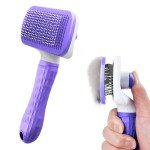 Self-Cleaning Slicker Brush for Dogs and Cats