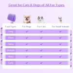 Self-Cleaning Slicker Brush for Dogs and Cats