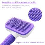 Self-Cleaning Slicker Brush for Dogs and Cats