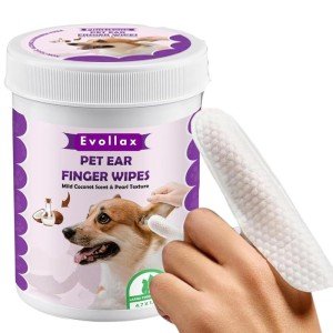 Evollax Coconut Scent Dog Ear Cleaning Wipes